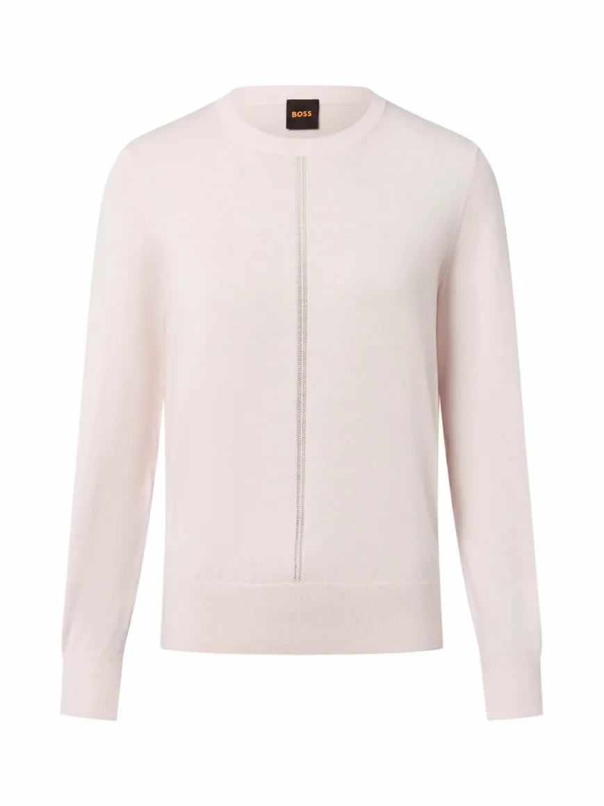 BOSS Orange Pullover & Strickjacken*Damen Strickpullover - Finguine rosa uni