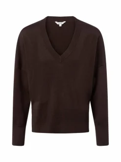 mbyM Pullover & Strickjacken*Damen Strickpullover - Gillian schoko uni