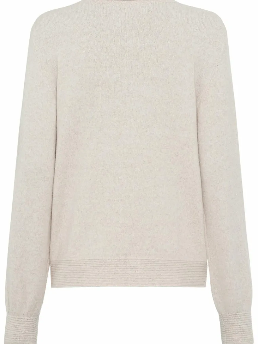 Olsen Pullover & Strickjacken*Damen Strickpullover - Henny beige meliert