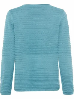 Olsen Pullover & Strickjacken*Damen Strickpullover - Henny türkis uni