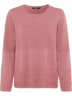 Olsen Pullover & Strickjacken*Damen Strickpullover - Henny altrosa uni