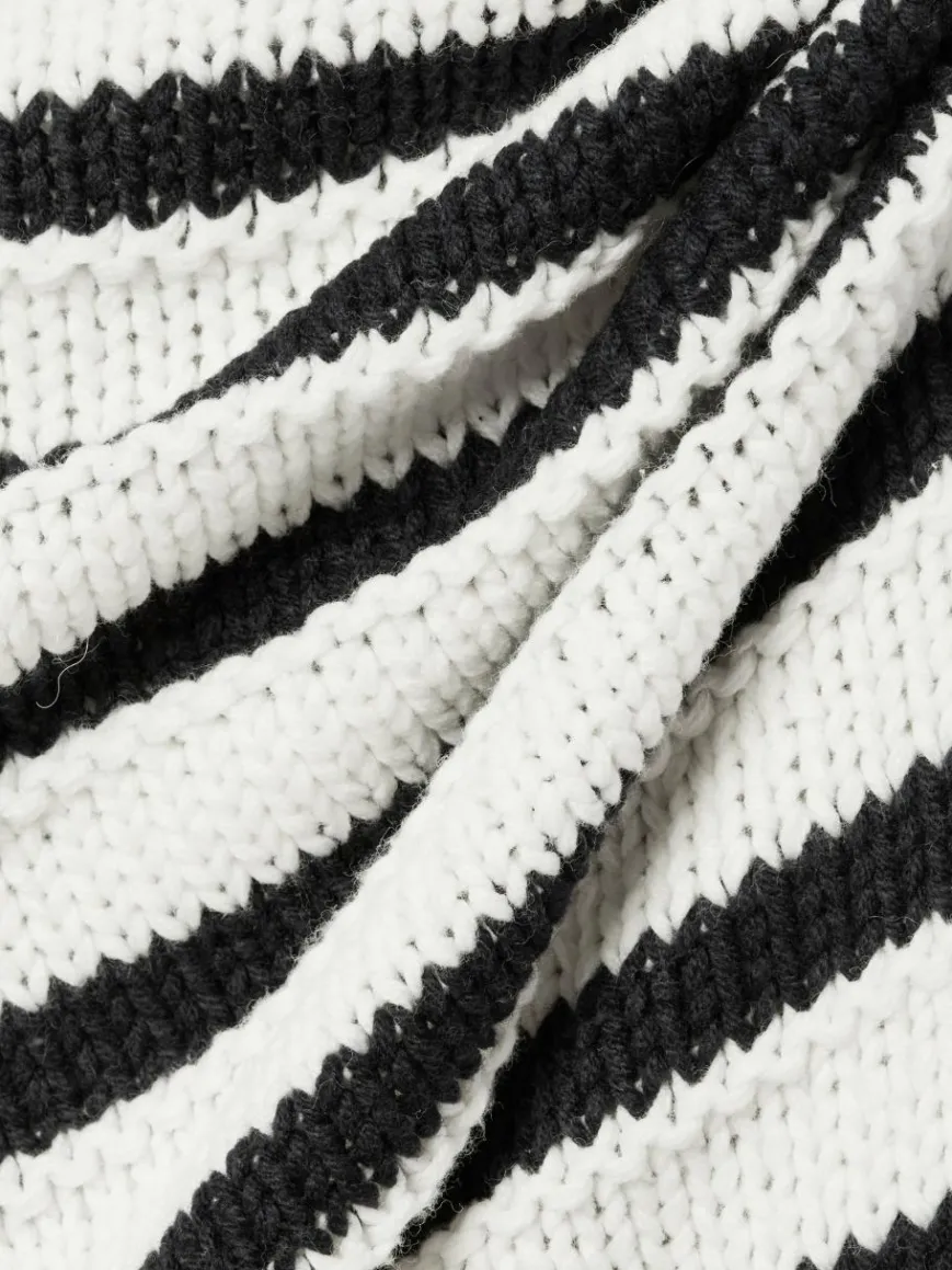 Msch Copenhagen Pullover & Strickjacken*Damen Strickpullover - MSCHLeika Jillena ecru marine gestreift