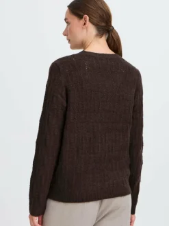 OXMO Pullover & Strickjacken*Damen Strickpullover - OXFSINVA melange uni