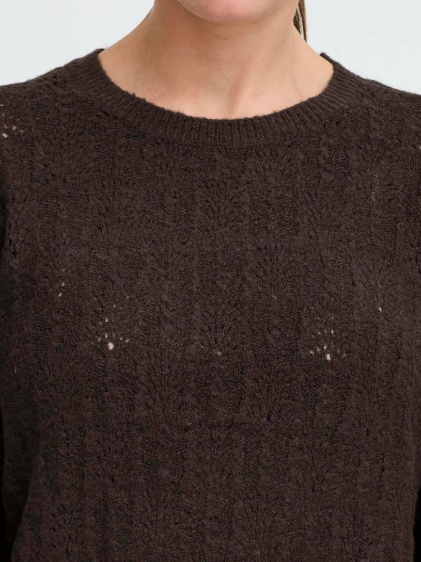 OXMO Pullover & Strickjacken*Damen Strickpullover - OXFSINVA melange uni