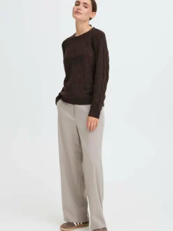 OXMO Pullover & Strickjacken*Damen Strickpullover - OXFSINVA melange uni