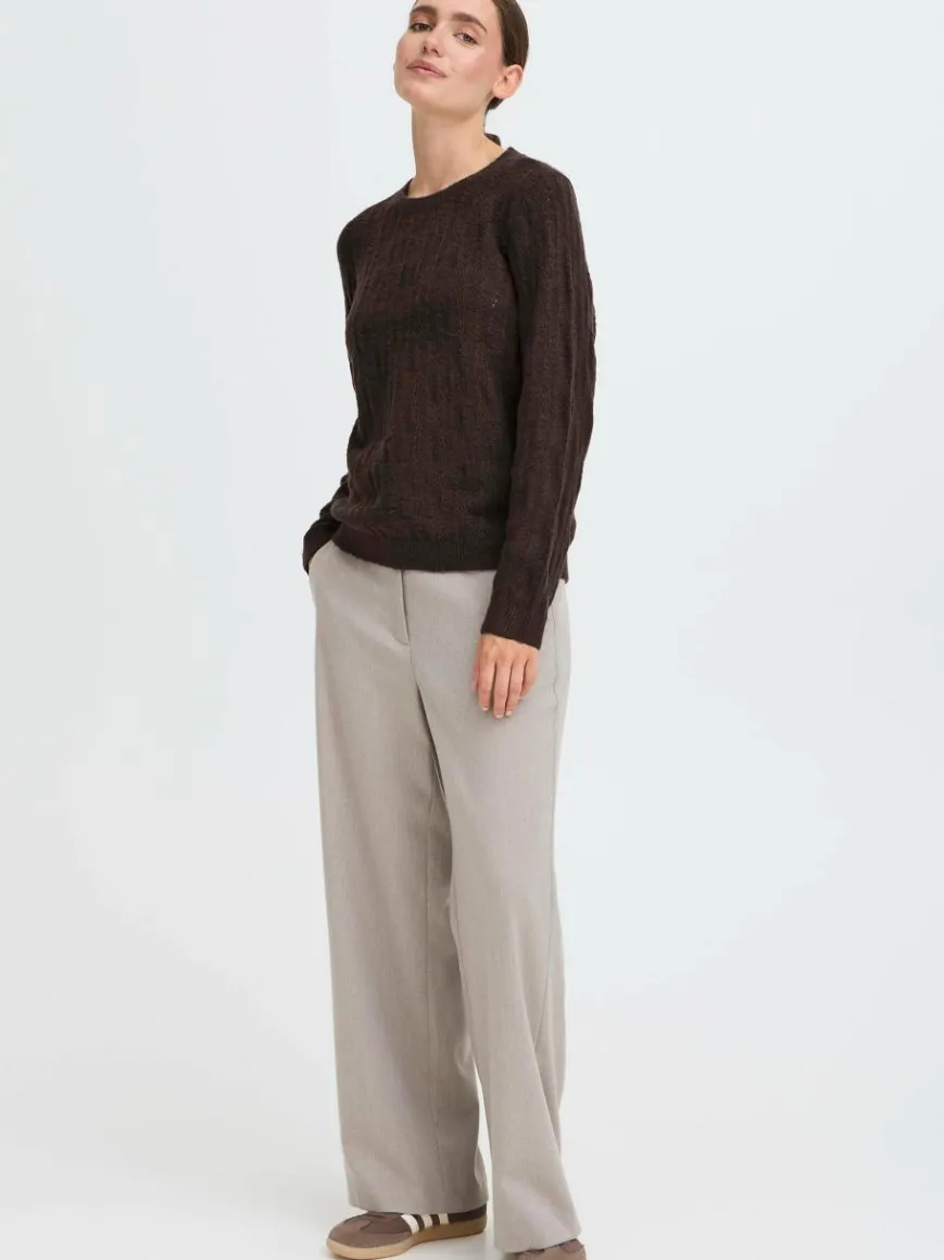 OXMO Pullover & Strickjacken*Damen Strickpullover - OXFSINVA melange uni