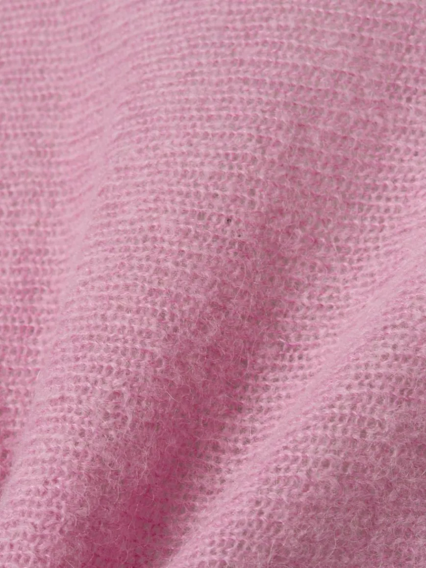 Fynch-Hatton Pullover & Strickjacken*Damen Strickpullover mit Alpaka-Anteil altrosa rosa meliert