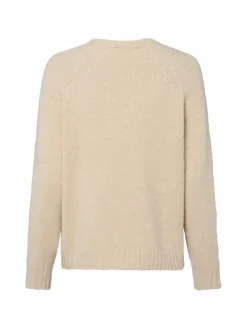 Weekend Max Mara Pullover & Strickjacken*Damen Strickpullover mit Alpaka-Anteil - Ghiacci ecru uni