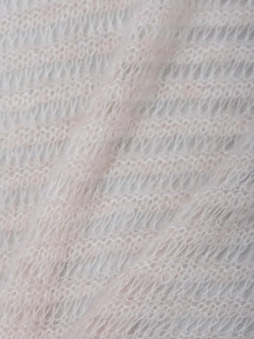 MAERZ Pullover & Strickjacken*Damen Strickpullover mit Alpaka-Anteil rosa uni