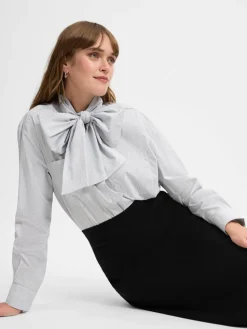 Marie Lund Collection Röcke*Damen Strickrock aus Merinowolle schwarz uni