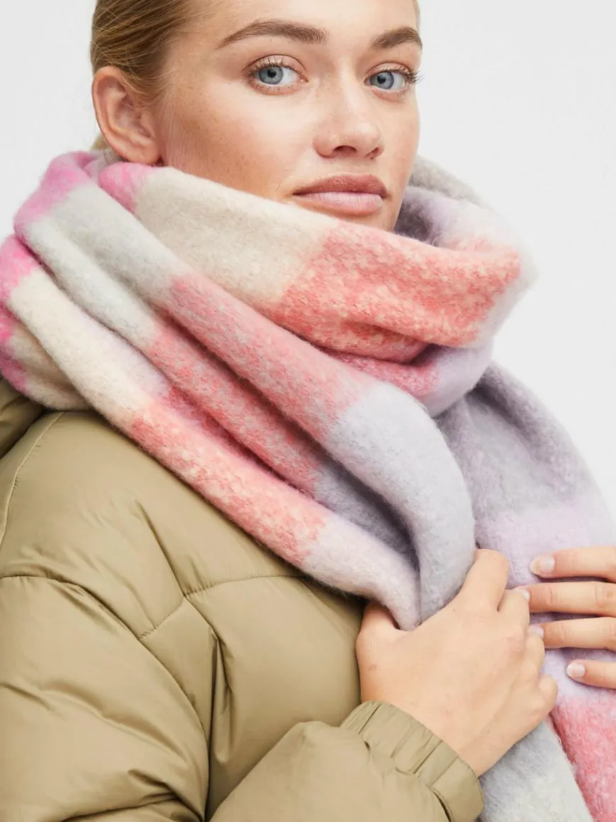 OXMO Schals & Tücher*Damen Strickschal - OXVIVISCARF himbeer uni