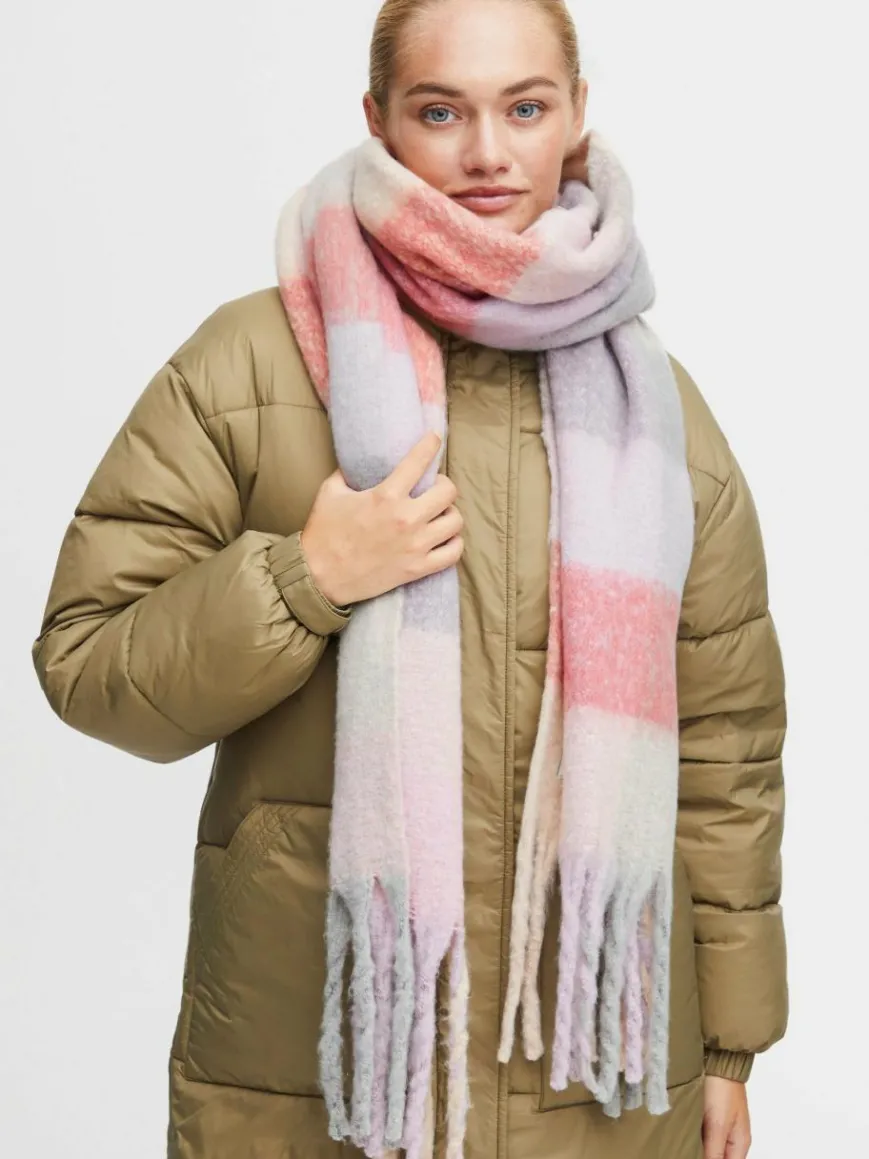 OXMO Schals & Tücher*Damen Strickschal - OXVIVISCARF himbeer uni