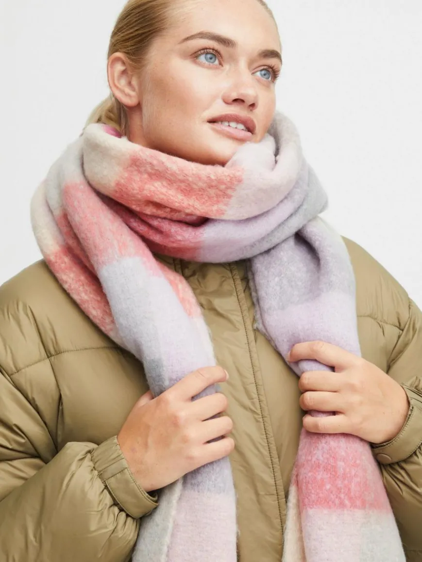 OXMO Schals & Tücher*Damen Strickschal - OXVIVISCARF himbeer uni