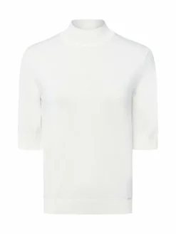 More & More Shirts & Tops*Damen Strickshirt ecru uni