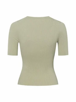 Marc O'Polo Pullover & Strickjacken|Shirts & Tops*Damen Strick-Shirt schilf uni