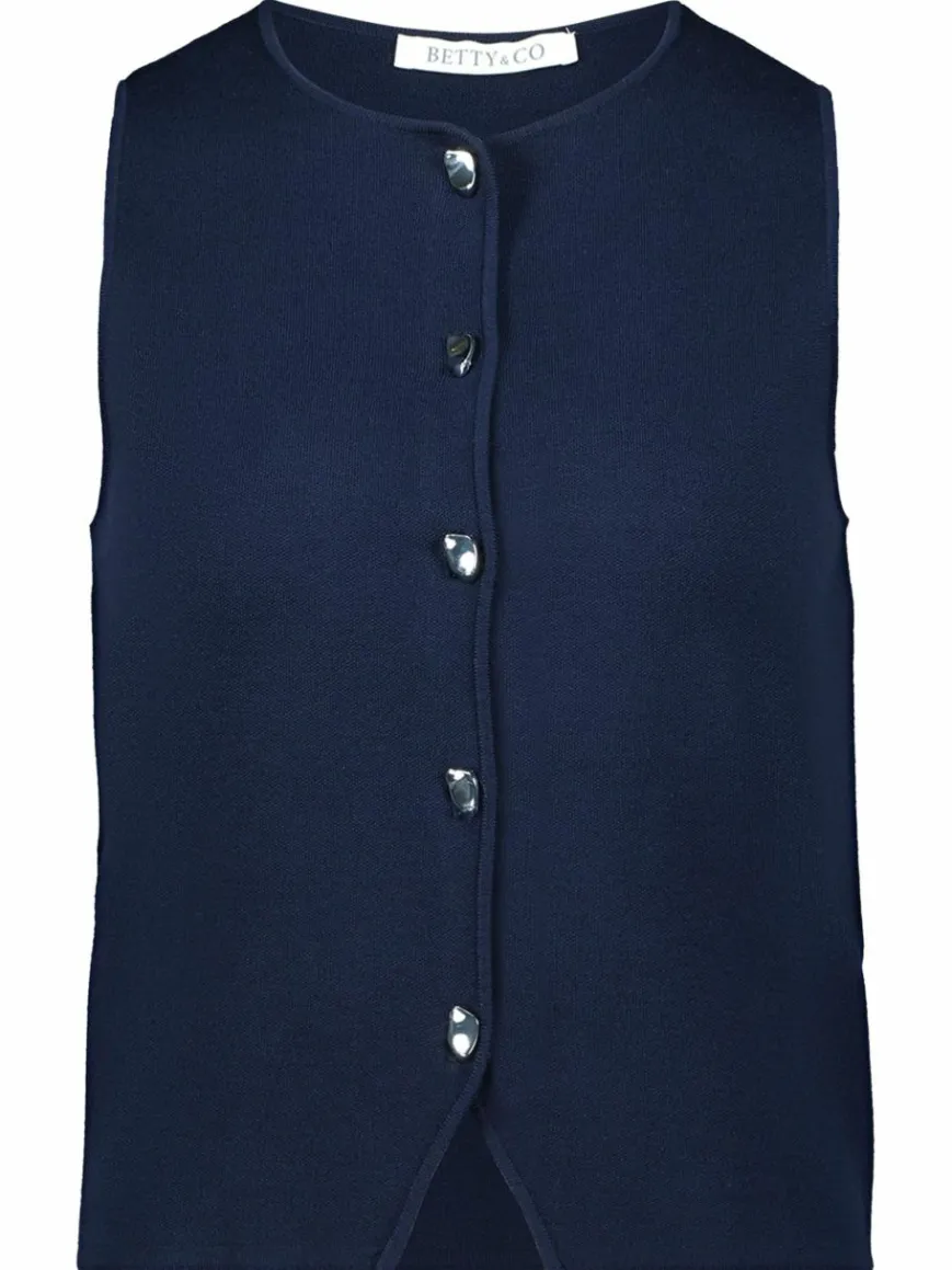 Betty & Co Jacken & Westen*Damen Strickweste marine royal uni