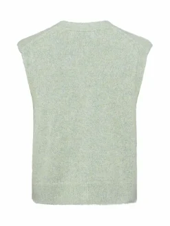 Marc O'Polo Denim Jacken & Westen|Pullover & Strickjacken*Damen Strickweste mit Alpaka-Anteil lind meliert