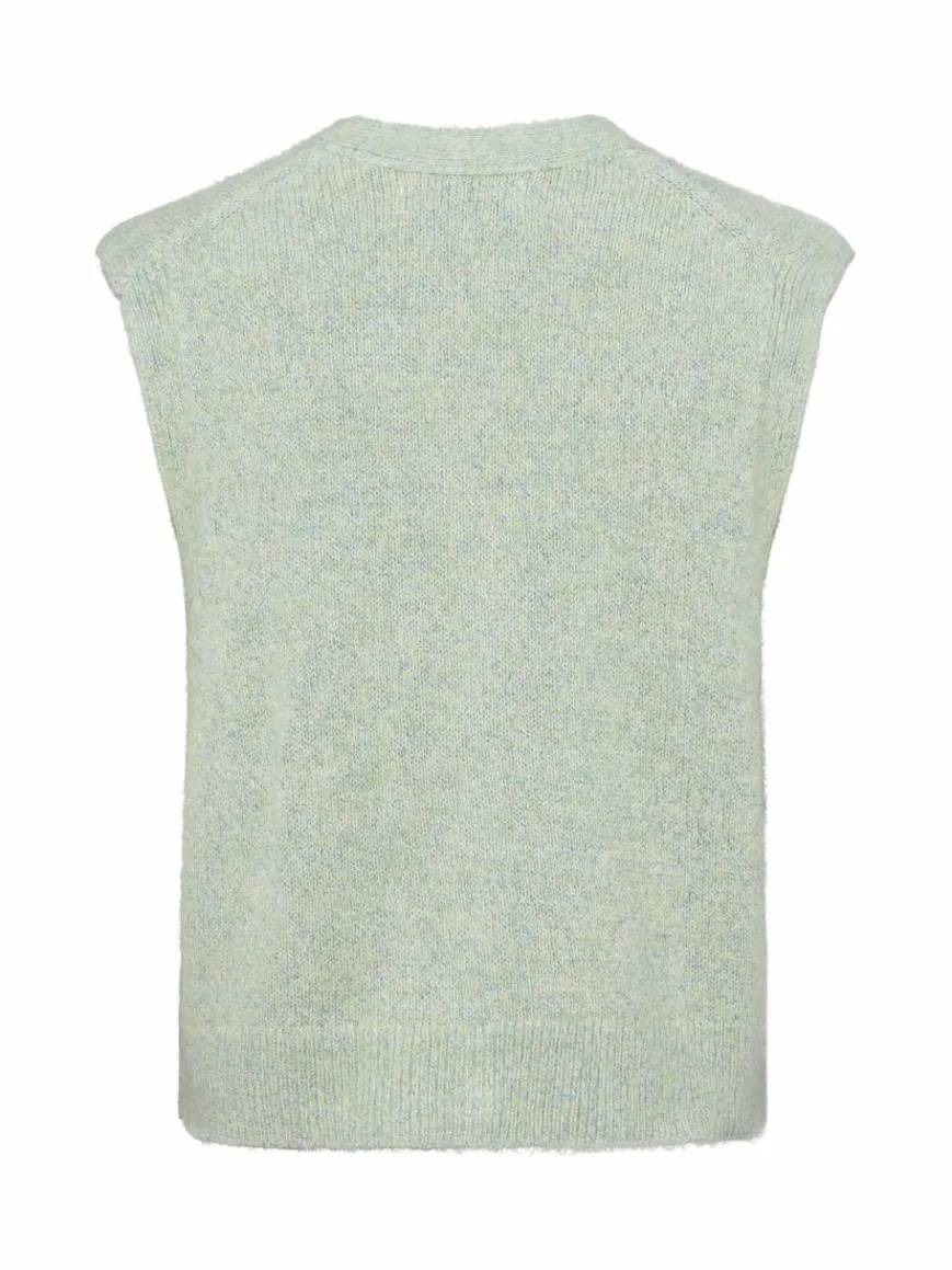 Marc O'Polo Denim Jacken & Westen|Pullover & Strickjacken*Damen Strickweste mit Alpaka-Anteil lind meliert