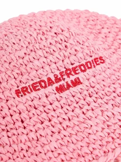 Frieda & Freddies Mützen & Hüte*Damen Strohhut rosa uni