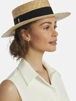 Nicowa Mützen & Hüte*Damen Strohhut - MONTAPINO beige uni