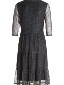 Vera Mont Kleider*Damen Stufenkleid mehrfarbig gepunktet