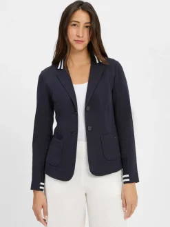 Marc Cain Sports Blazer*Damen Sweat-Blazer marine uni