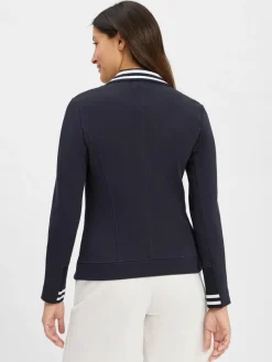 Marc Cain Sports Blazer*Damen Sweat-Blazer marine uni