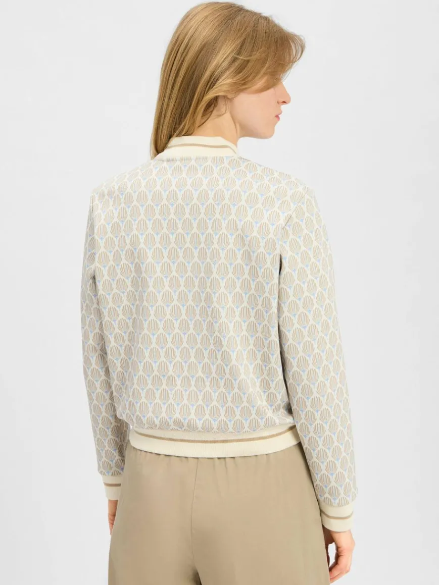 JOOP! Jacken & Westen*Damen Sweat-Blouson - Tjara ecru gemustert