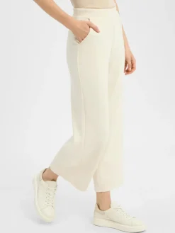 Vila Hosen*Damen Sweat-Culotte - VIReflect ecru uni