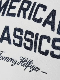 Tommy Hilfiger Sweatshirts & Sweatjacken*Damen Sweathirt ecru schwarz uni