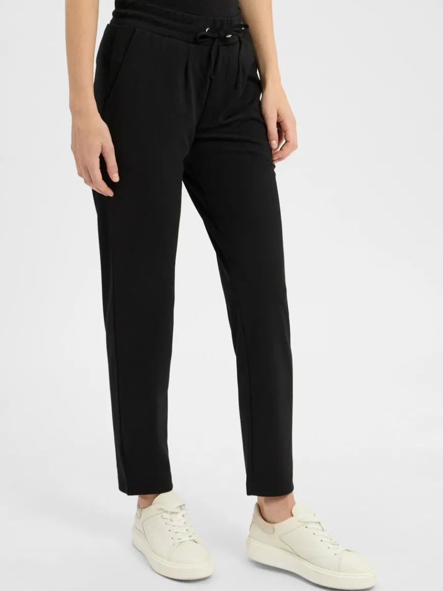 Marie Lund Hosen*Damen Sweathose schwarz uni