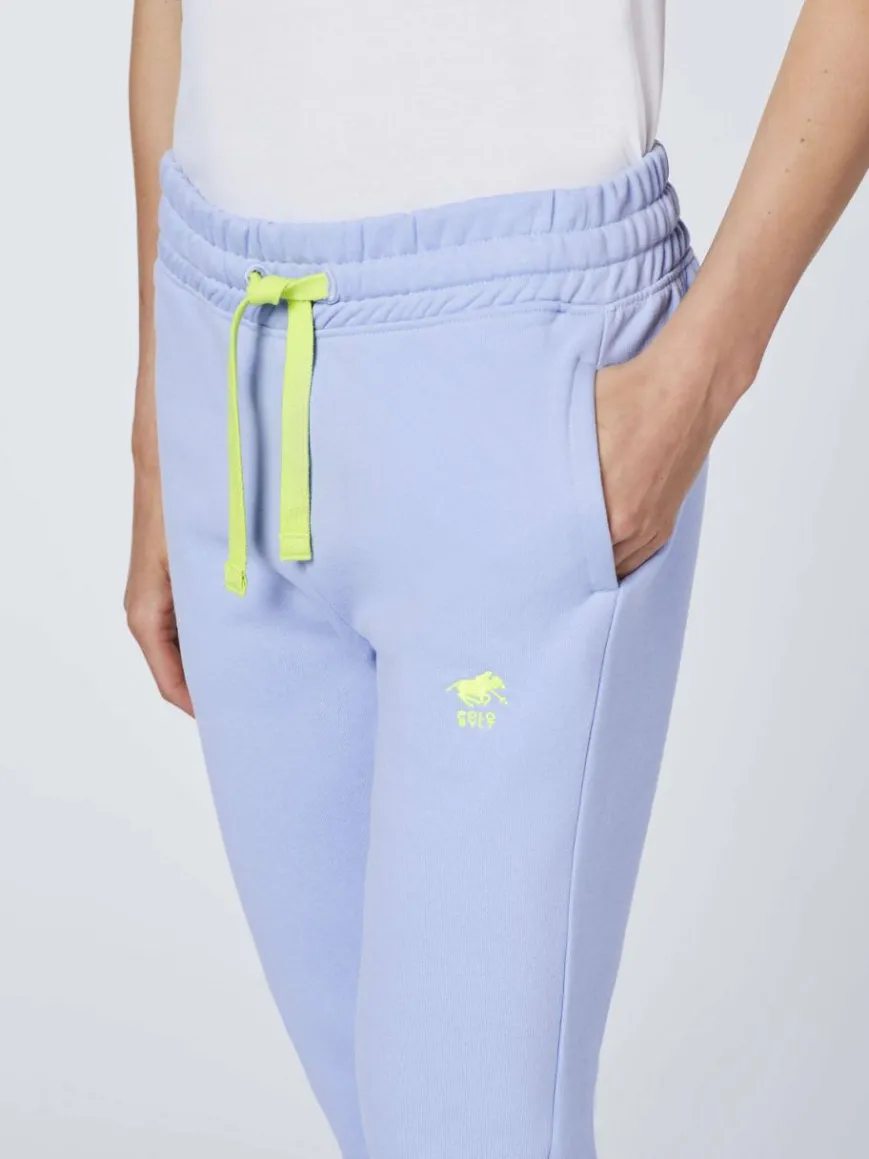 Polo Sylt Hosen*Damen Sweathose hellblau uni