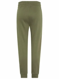 Polo Sylt Hosen*Damen Sweathose grün oliv uni