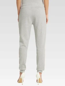 Carlo Colucci Hosen*Damen Sweathose - Catilla grau uni