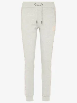 Carlo Colucci Hosen*Damen Sweathose - Catilla grau uni