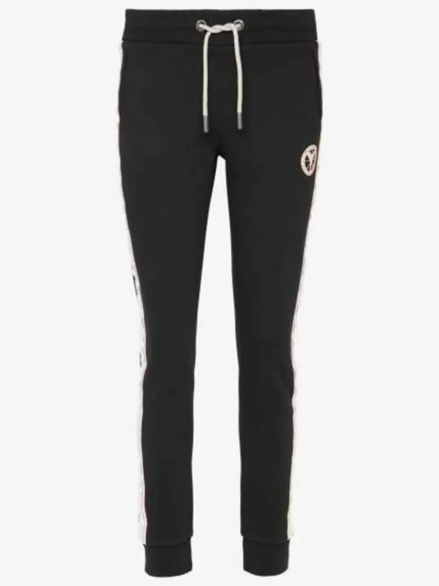 Carlo Colucci Hosen*Damen Sweathose - Catilla grau uni