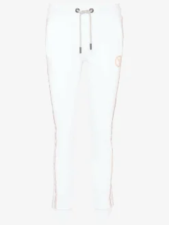 Carlo Colucci Hosen*Damen Sweathose - Catilla weiß uni