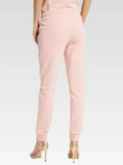 Carlo Colucci Hosen*Damen Sweathose - Catilla rosa uni