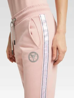 Carlo Colucci Hosen*Damen Sweathose - Catilla rosa uni