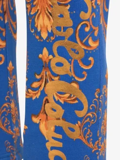 Carlo Colucci Hosen*Damen Sweathose - Cisera blau gemustert