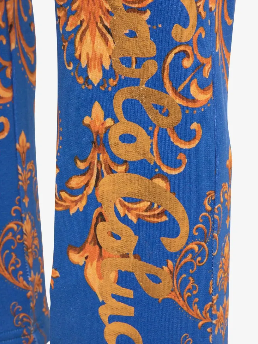 Carlo Colucci Hosen*Damen Sweathose - Cisera blau gemustert