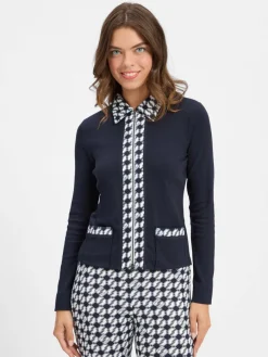 Marc Cain Sports Sweatshirts & Sweatjacken*Damen Sweatjacke marine uni