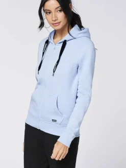 Chiemsee Sweatshirts & Sweatjacken*Damen Sweatjacke blau bedruckt