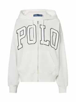 Polo Ralph Lauren Sweatshirts & Sweatjacken*Damen Sweatjacke ecru bedruckt