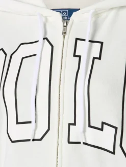 Polo Ralph Lauren Sweatshirts & Sweatjacken*Damen Sweatjacke ecru bedruckt