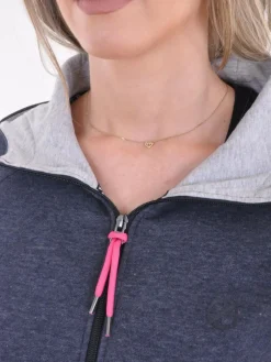 Navigazione Sweatshirts & Sweatjacken*Damen Sweatjacke blau uni