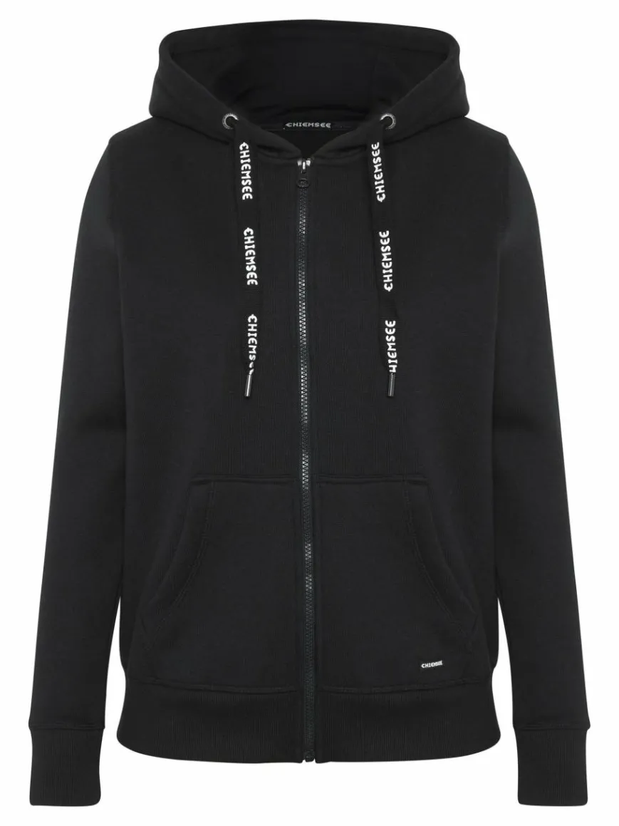 Chiemsee Sweatshirts & Sweatjacken*Damen Sweatjacke schwarz bedruckt