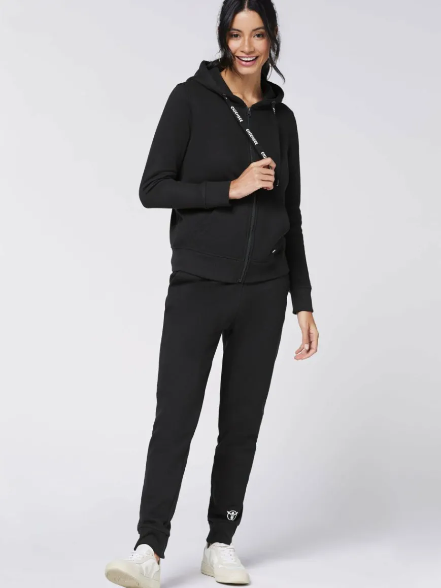 Chiemsee Sweatshirts & Sweatjacken*Damen Sweatjacke schwarz bedruckt
