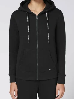 Chiemsee Sweatshirts & Sweatjacken*Damen Sweatjacke schwarz bedruckt