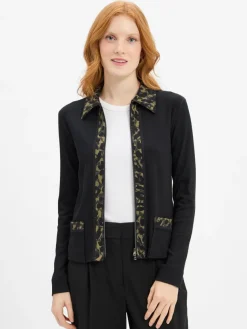 Marc Cain Sports Sweatshirts & Sweatjacken*Damen Sweatjacke schwarz uni